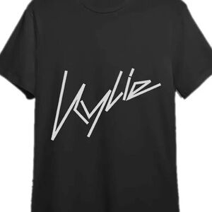 Kylie Minogue Black Graphic  Tour T-Shirt